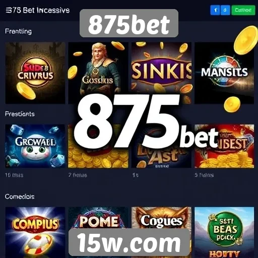 Comparativo de jogos disponíveis no 875bet